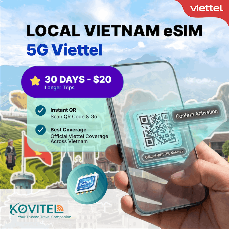 eSim 5G Viettel | Local Vietnam eSim